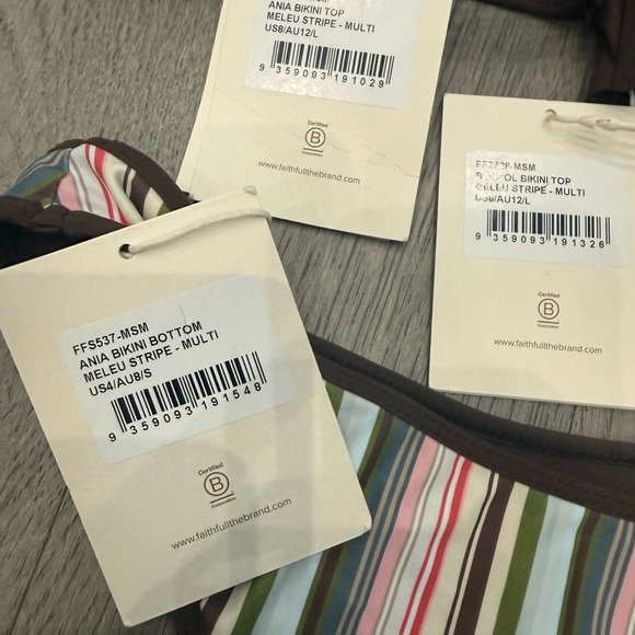 Faithfull the Brand Multicolor Striped Bikini - Picture 4 of 7